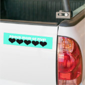 trotse mama bumper sticker! (vijf kinderen) bumpersticker (Op Truck)