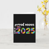 Trotse mama CL van 2025 Autisme Puzzel Afstuderen Kaart (Gele Bloem)