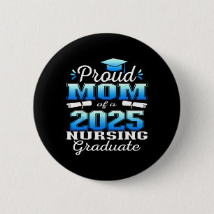 Trotse mama CL van 2025 Nursing Afstuderen Nurse Ronde Button 5,7 Cm