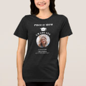 Trotse mama klasse van 2025 afstuderen foto afstud Tri-Blend shirt (Voorkant)