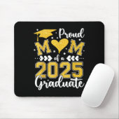 Trotse mama van een 2025 Afstuderen mama Afstudere Muismat (Met muis)