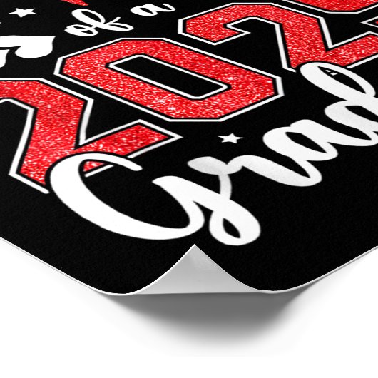 Trotse mama van een 2025 Afstuderen mama Afstudere Poster (Hoek)