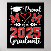 Trotse mama van een 2025 Afstuderen mama Afstudere Poster (Voorkant)