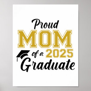 Trotse mama van een 2025 Afstuderen mama Afstudere Poster