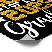 Trotse mama van een 2025 Afstuderen mama Afstudere Poster (Hoek)