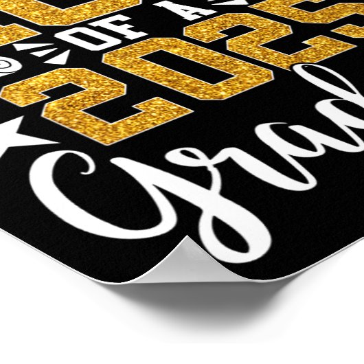 Trotse mama van een 2025 Afstuderen mama Afstudere Poster (Hoek)