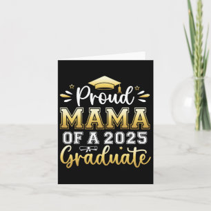 Trotse mama van een 2025 Afstuderen senior Afstude Kaart