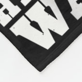 Trotse mama van een hydrocefalus krijger bewustzij fleece deken (Hoek)