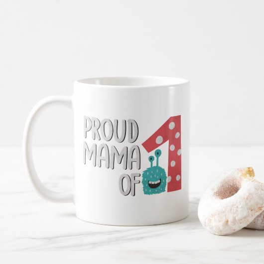 Trotse Mama van Eén Koffiemok (Met donut)