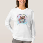 Trotse Mama van een Yorkie - Theekopje Yorkie T-shirt (Voorkant)