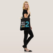 Trotse mama van twee tote bag (Op model)