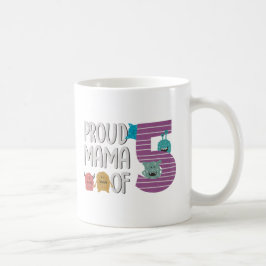 Trotse Mama van Vijf Koffiemok