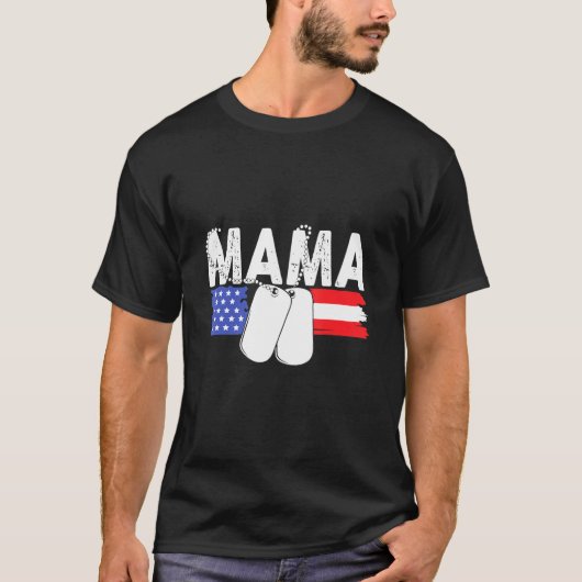 Trotse Mama Veteraan Dag T-shirt (Voorkant)
