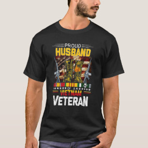 Trotse man van een Vietnam veteraan Vietnam oorlog T-shirt