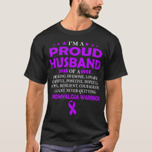 Trotse man van fibromyalgie krijger T T-shirt