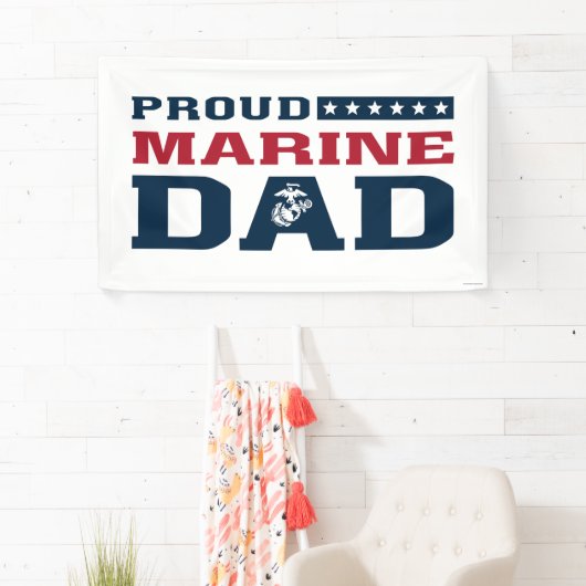 Trotse Marine Papa - Kleur Spandoek (Insitu)