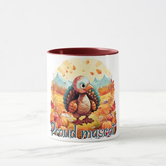 Trotse mascotte mok (Midden)