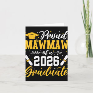 Trotse Mawmaw van een afgestudeerde senior oma in  Kaart