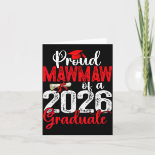 Trotse Mawmaw van een Cl van afgestudeerde senior  Kaart