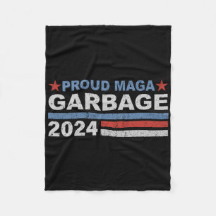 Trotse Mega Garbyge Trump-aanhanger 10 Fleece Deken