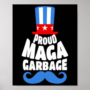 Trotse Mega Garbyge Trump-aanhanger VS Poster