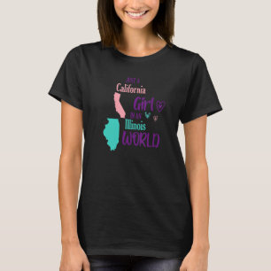 Trotse meisje ontwerp Gewoon een Californisch meis T-shirt