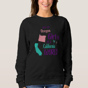 Trotse meisje ontwerp Gewoon een Oregon meisje in  Trui
