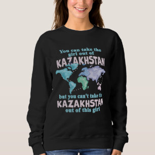 Trotse Meisje Uit Kazachstan Verhuizing Vanuit Ka Trui