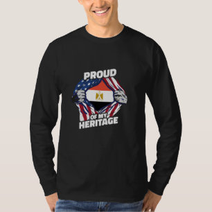 Trotse mijn afkomst - Patriottische Egyptisch-Amer T-shirt