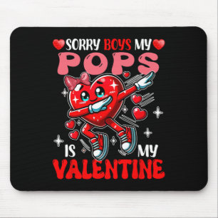 Trotse mijn papa is mijn Valentijnsdag dabende har Muismat