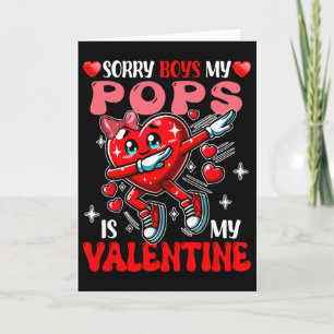 Trotse Mijn Paps Is Mijn Valentijnsdag Dabbing Har Kaart