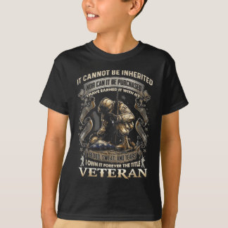 Trotse militaire veteran patriottische Amerikaanse T-shirt