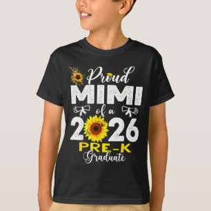 Trotse mimi van afgestudeerde pre-k kleuters van 2 t-shirt