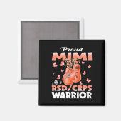 Trotse mimi van een RSD CRPS Warrior Awareness Box Magneet (Voorkant / Achterkant)
