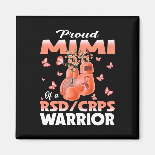 Trotse mimi van een RSD CRPS Warrior Awareness Box Magneet (Voorkant)