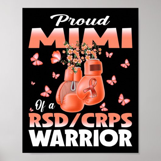 Trotse mimi van een RSD CRPS Warrior Awareness Box Poster (Voorkant)