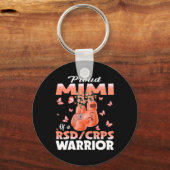 Trotse mimi van een RSD CRPS Warrior Awareness Box Sleutelhanger (Voorkant)