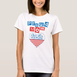 Trotse Moeder 4 juli, Moederdag T-shirt