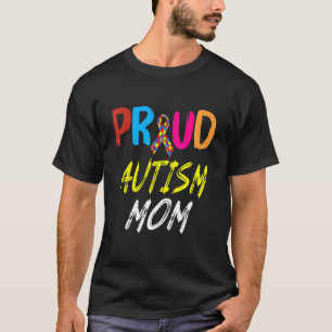 Trotse Moeder Autisme Bewustzijn Familie Matching T-shirt