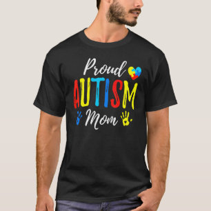 Trotse moeder Autisme bewustzijn Familie Matching  T-shirt