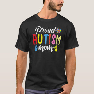 Trotse Moeder Autisme Bewustzijn Familie Matching  T-shirt