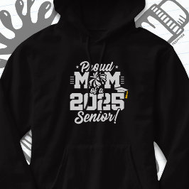 Trotse Moeder Cheerleader Klasse van 2025 Cheer Se Hoodie