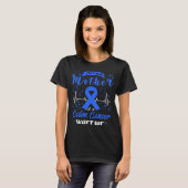 Trotse Moeder COLON KANKER Strijder T-shirt (Voorkant volledig)