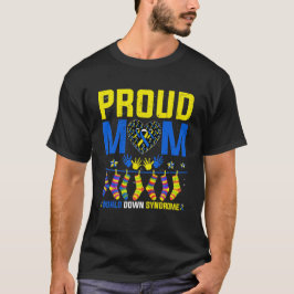 Trotse moeder downsyndroom, Downsyndroom bewustzij T-shirt