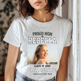 Trotse Moeder Foto Geslaagd Ouder Op Maat T-shirt