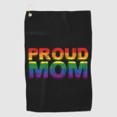 Trotse Moeder Gay Pride LGBT Regenboog Moeder LGBT Golfhanddoek (Voorkant)