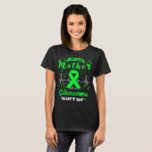 Trotse Moeder GLAUCOOM Krijger T-shirt (Voorkant volledig)