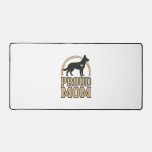 Trotse Moeder Hond Silhouet Vintage Vector Design_ Bureaumat