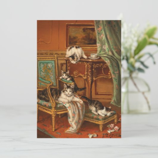 Trotse moeder kat | Jules Le Roy (Staand voorkant)