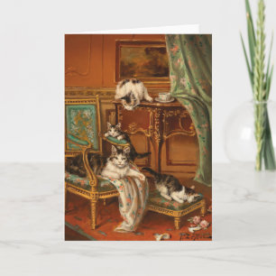 Trotse moeder kat   Jules Le Roy Kaart